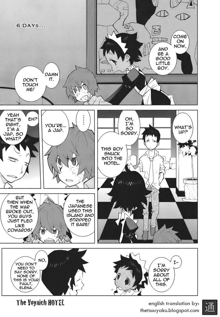 The Voynich Hotel Chapter 6 page 1 - Chapter 6