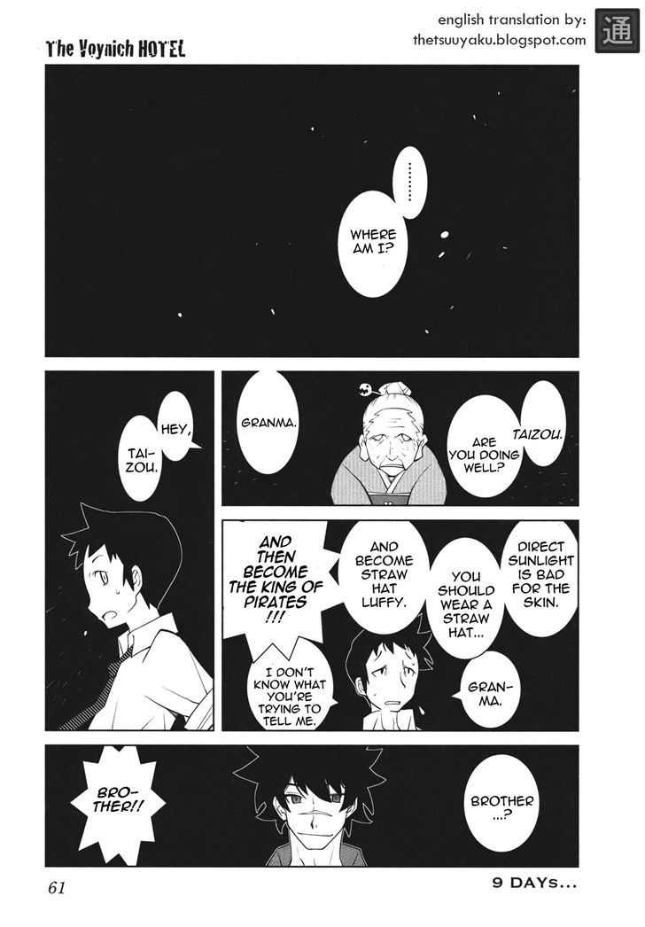 The Voynich Hotel Chapter 9 page 1 - Chapter 9