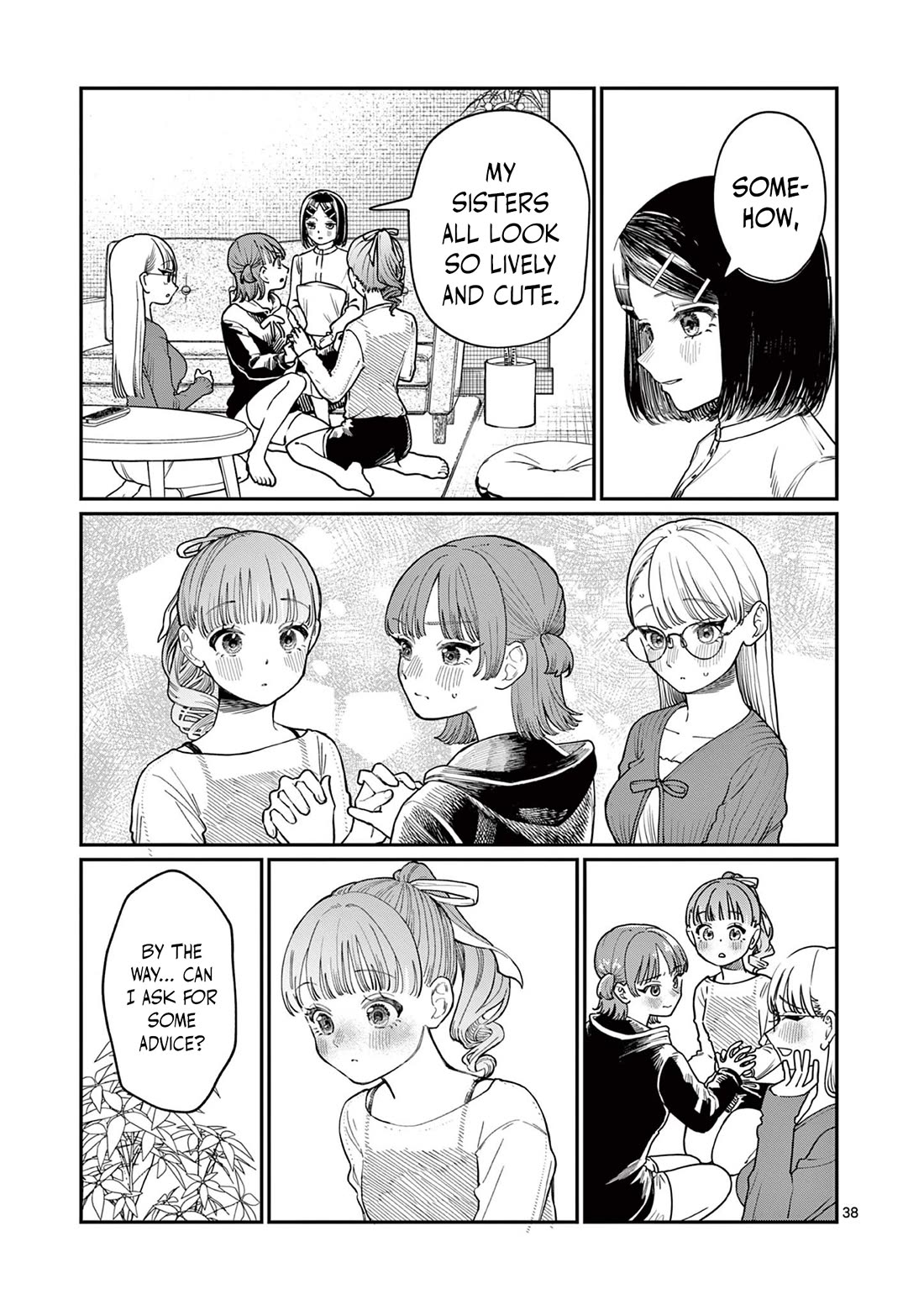 The Wakaba Home's Blue Loves Chapter 1 page 37 - Chapter 1: Four Sisters and Unrequited Love