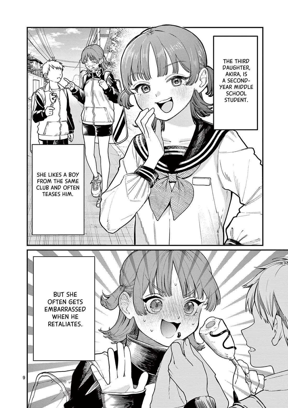 The Wakaba Home's Blue Loves Chapter 1 page 8 - Chapter 1: Four Sisters and Unrequited Love