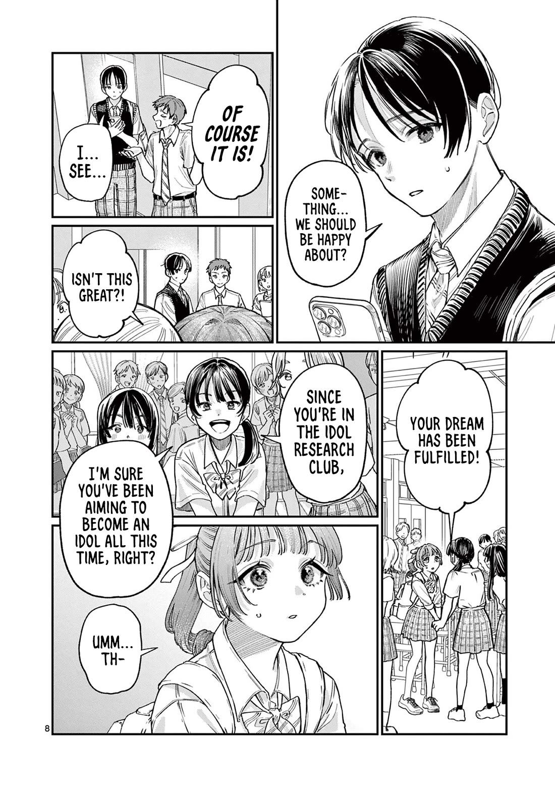The Wakaba Home's Blue Loves Chapter 32 page 8 - Chapter 32: Idol's Child