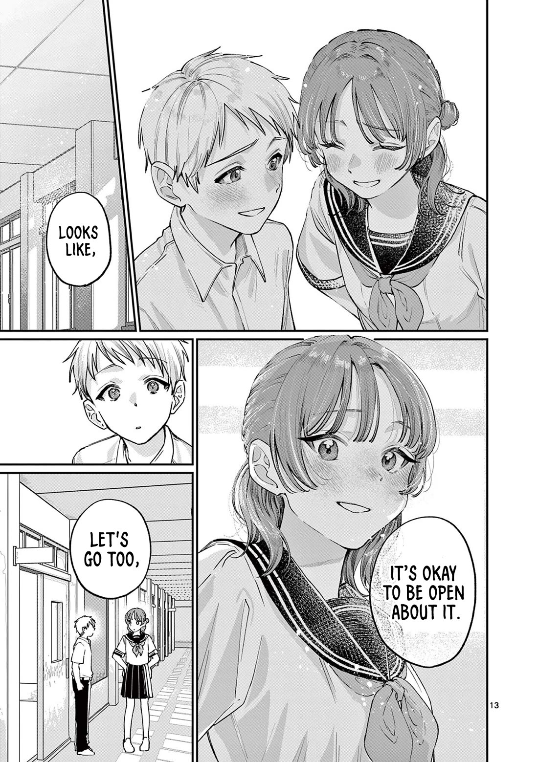 The Wakaba Home's Blue Loves Chapter 37 page 13 - Chapter 37: Openly