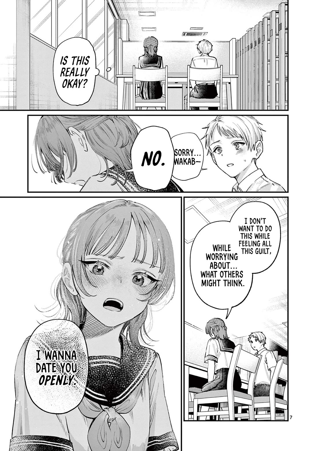 The Wakaba Home's Blue Loves Chapter 37 page 7 - Chapter 37: Openly