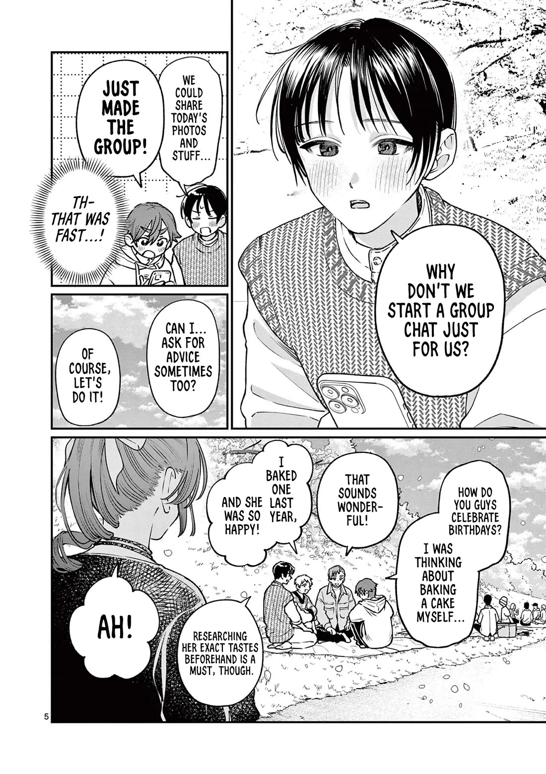 The Wakaba Home's Blue Loves Chapter 50.5 page 9 - Chapter 50.5: Volume 5 Extras - The Wakaba Boyfriends' Blue Loves