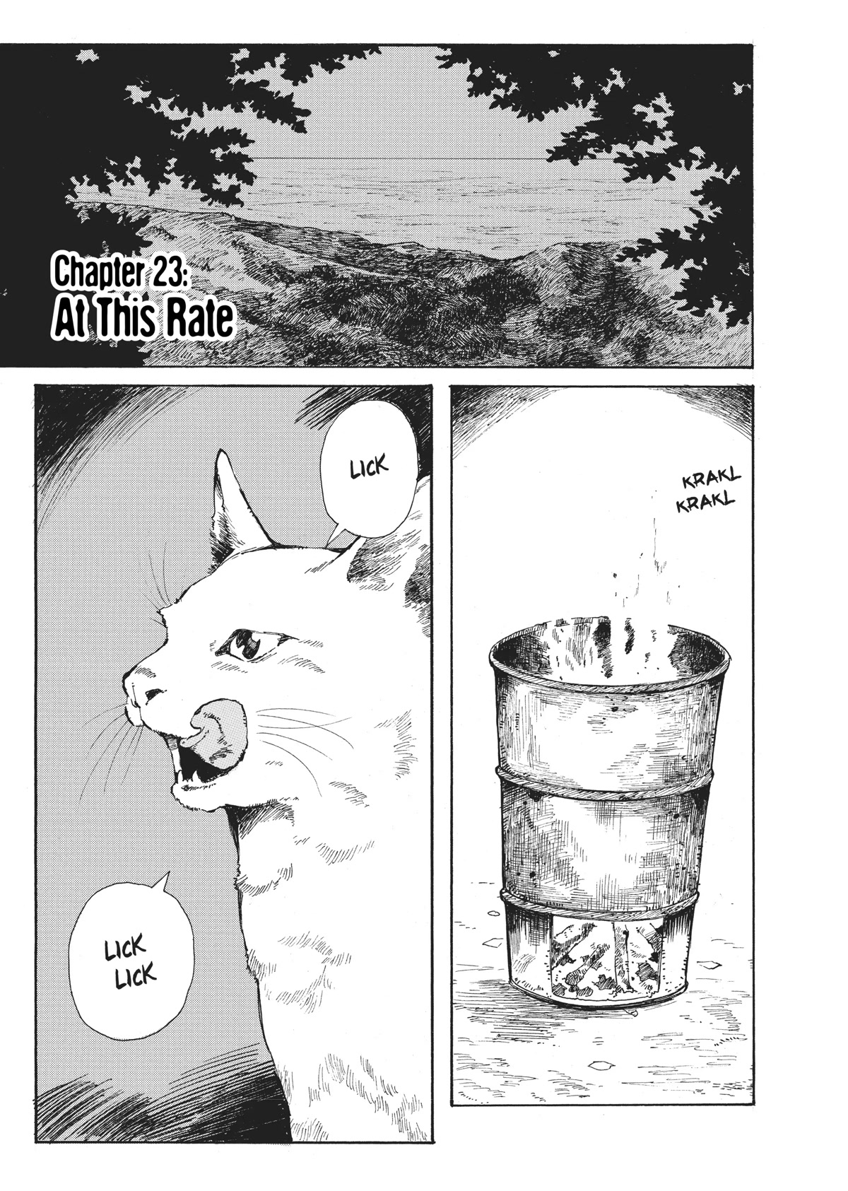 The Walking Cat: A Cat’s-Eye View of the Zombie Apocalypse Chapter 23 page 1 - Chapter 23