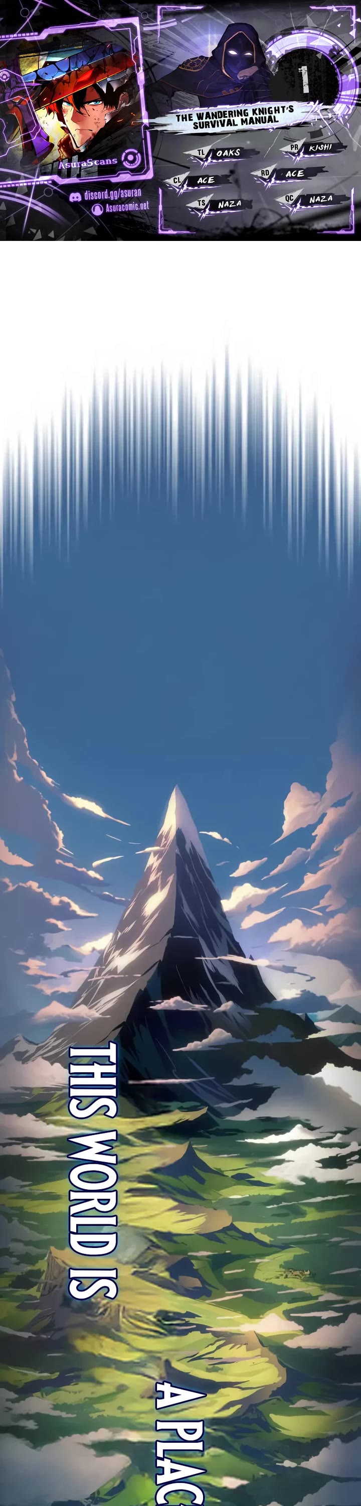 The Wandering Knight's Survival Manual Chapter 1 page 1 - Chapter 1: The End Of Childhood (1)