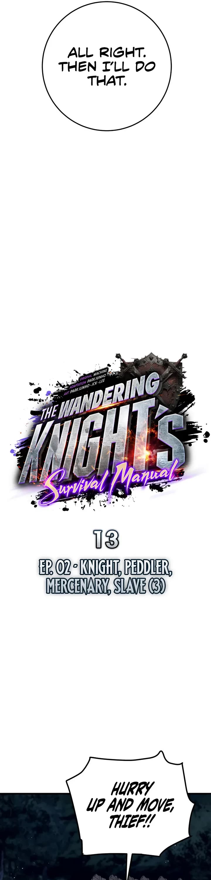 The Wandering Knight's Survival Manual Chapter 13 page 11 - Chapter 13: Knight, Peddler, Mercenary, Slave (3)