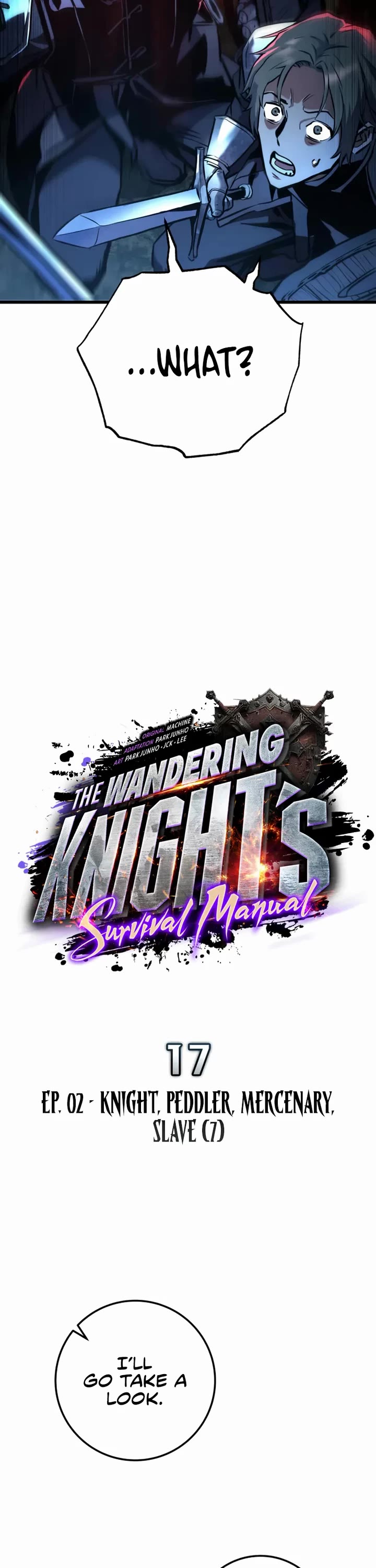 The Wandering Knight's Survival Manual Chapter 17 page 2 - Chapter 17: Knight, Peddler, Mercenary, Slave (7)