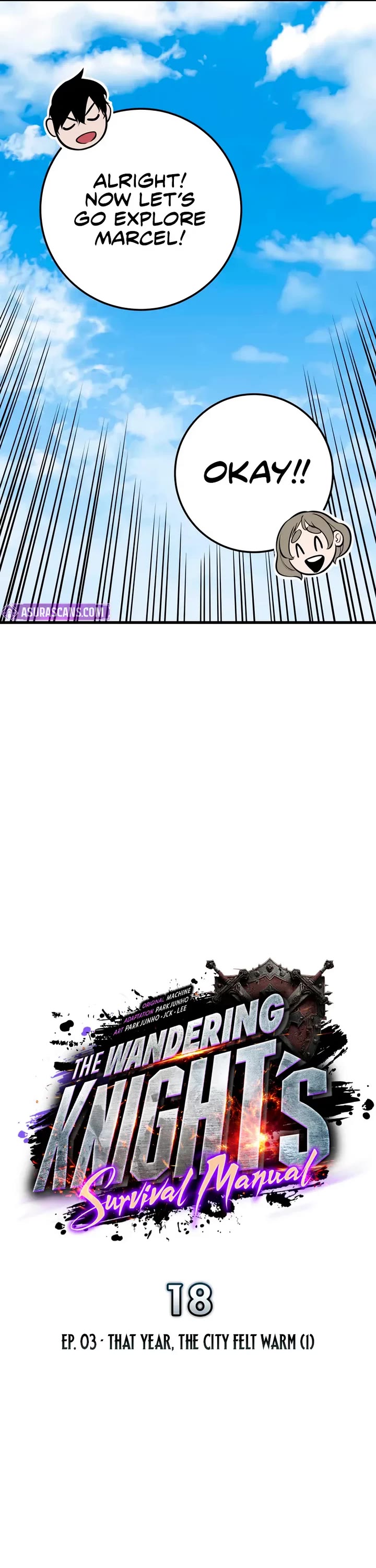 The Wandering Knight's Survival Manual Chapter 18 page 33 - Chapter 18: That Year, the City Felt Warm (1)