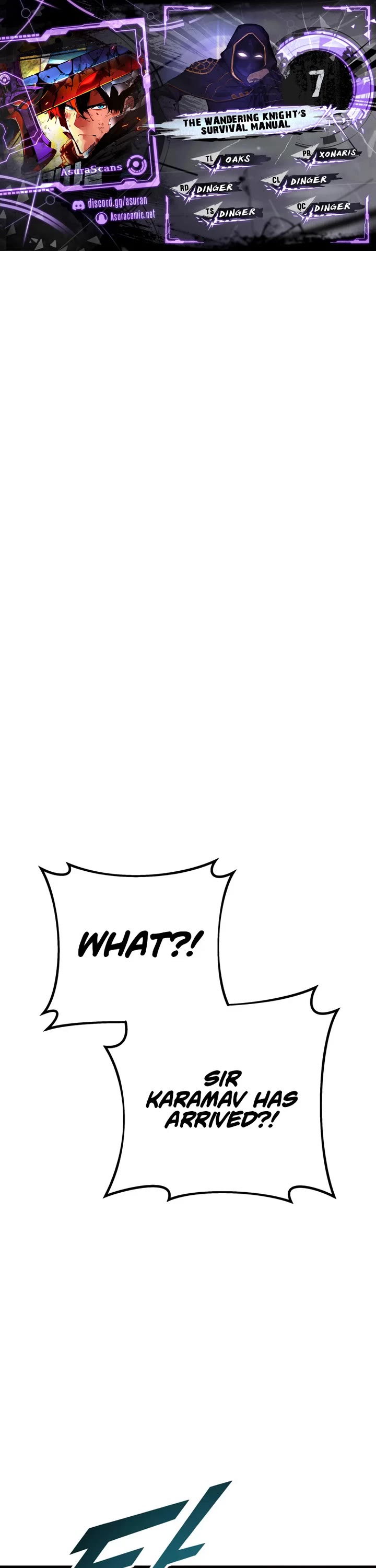 The Wandering Knight's Survival Manual Chapter 7 page 1 - Chapter 7: The End Of Childhood (7)