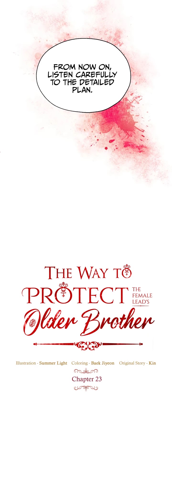 The Way to Protect the Female Lead's Older Brother Chapter 23 page 11 - Chapter 23