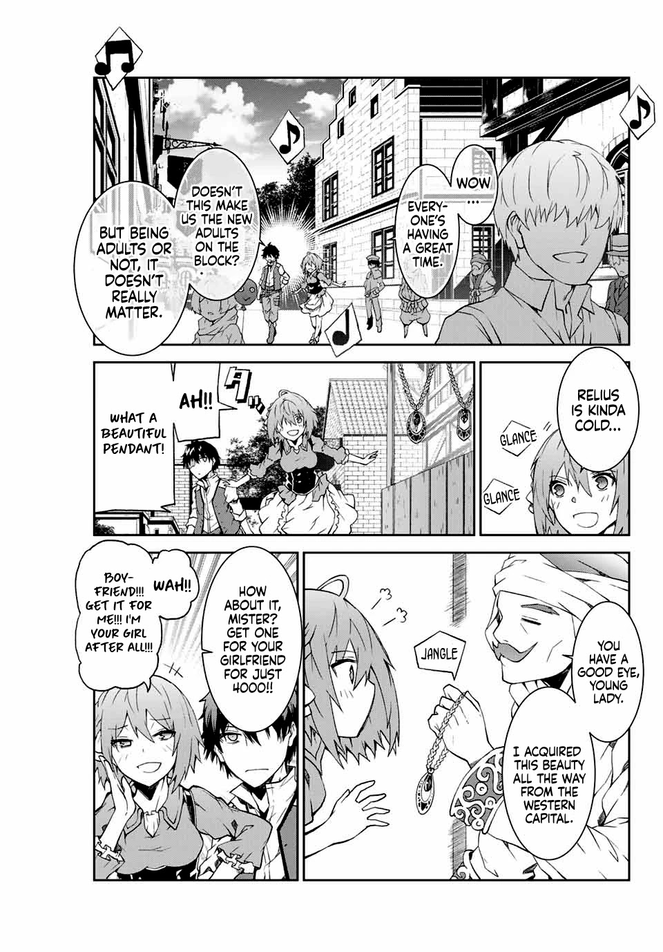 The Weakest Occupation "Blacksmith," but It's Actually the Strongest Chapter 1 page 13 - Chapter 1: Blessing Ceremony