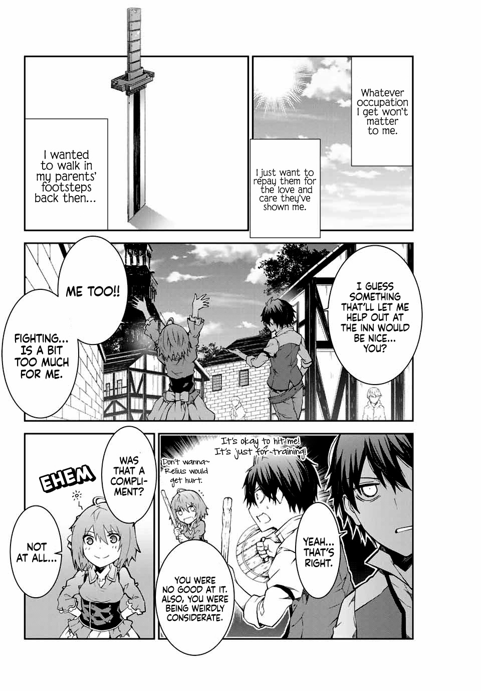 The Weakest Occupation "Blacksmith," but It's Actually the Strongest Chapter 1 page 16 - Chapter 1: Blessing Ceremony