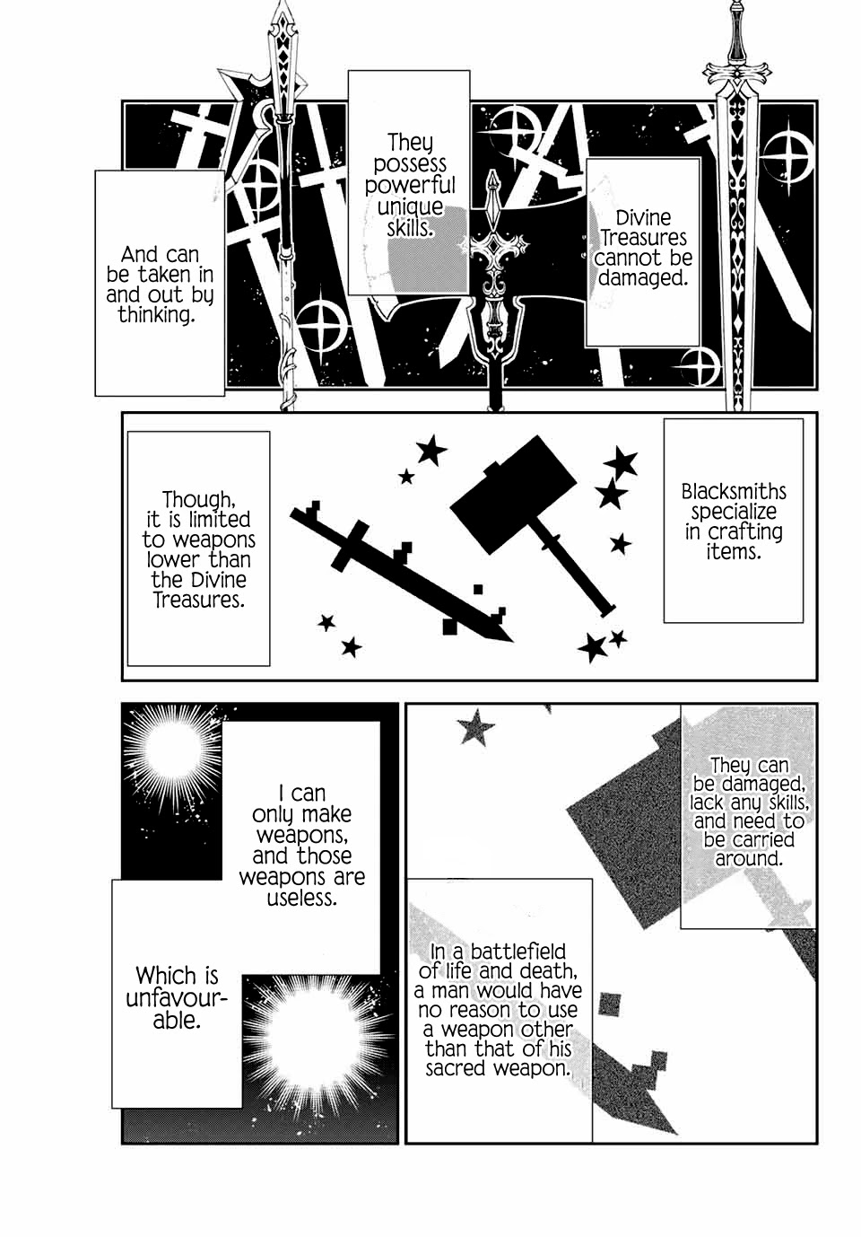 The Weakest Occupation "Blacksmith," but It's Actually the Strongest Chapter 1 page 23 - Chapter 1: Blessing Ceremony