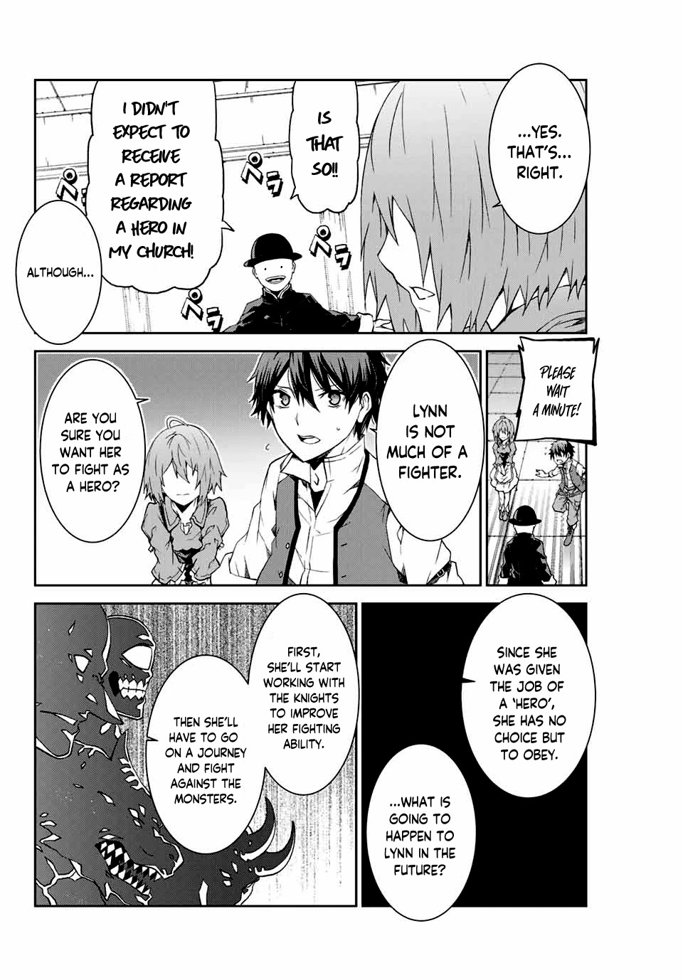 The Weakest Occupation "Blacksmith," but It's Actually the Strongest Chapter 1 page 28 - Chapter 1: Blessing Ceremony