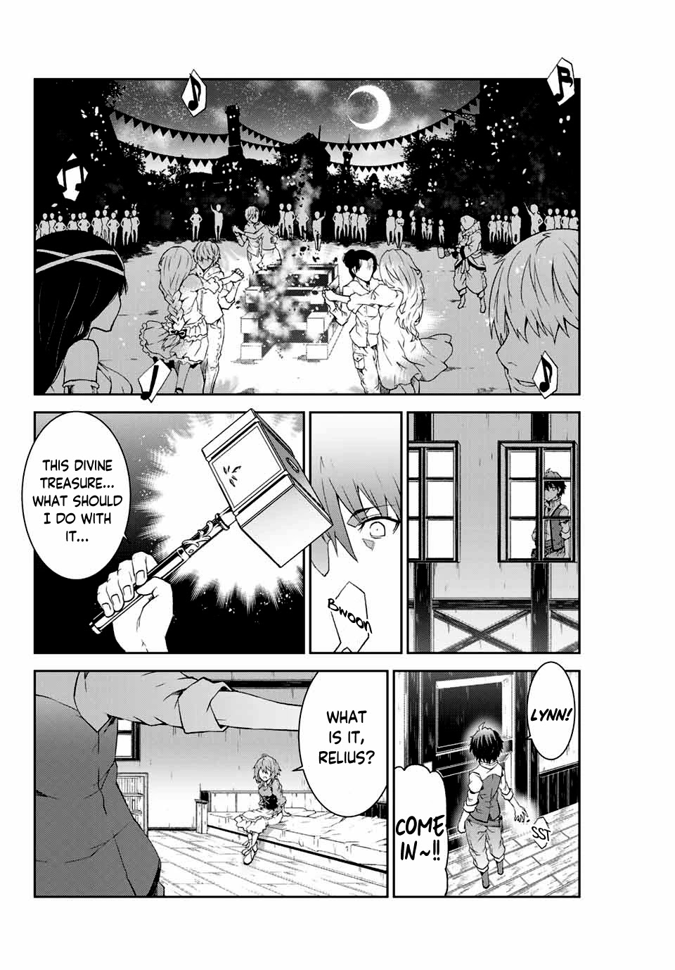 The Weakest Occupation "Blacksmith," but It's Actually the Strongest Chapter 1 page 34 - Chapter 1: Blessing Ceremony