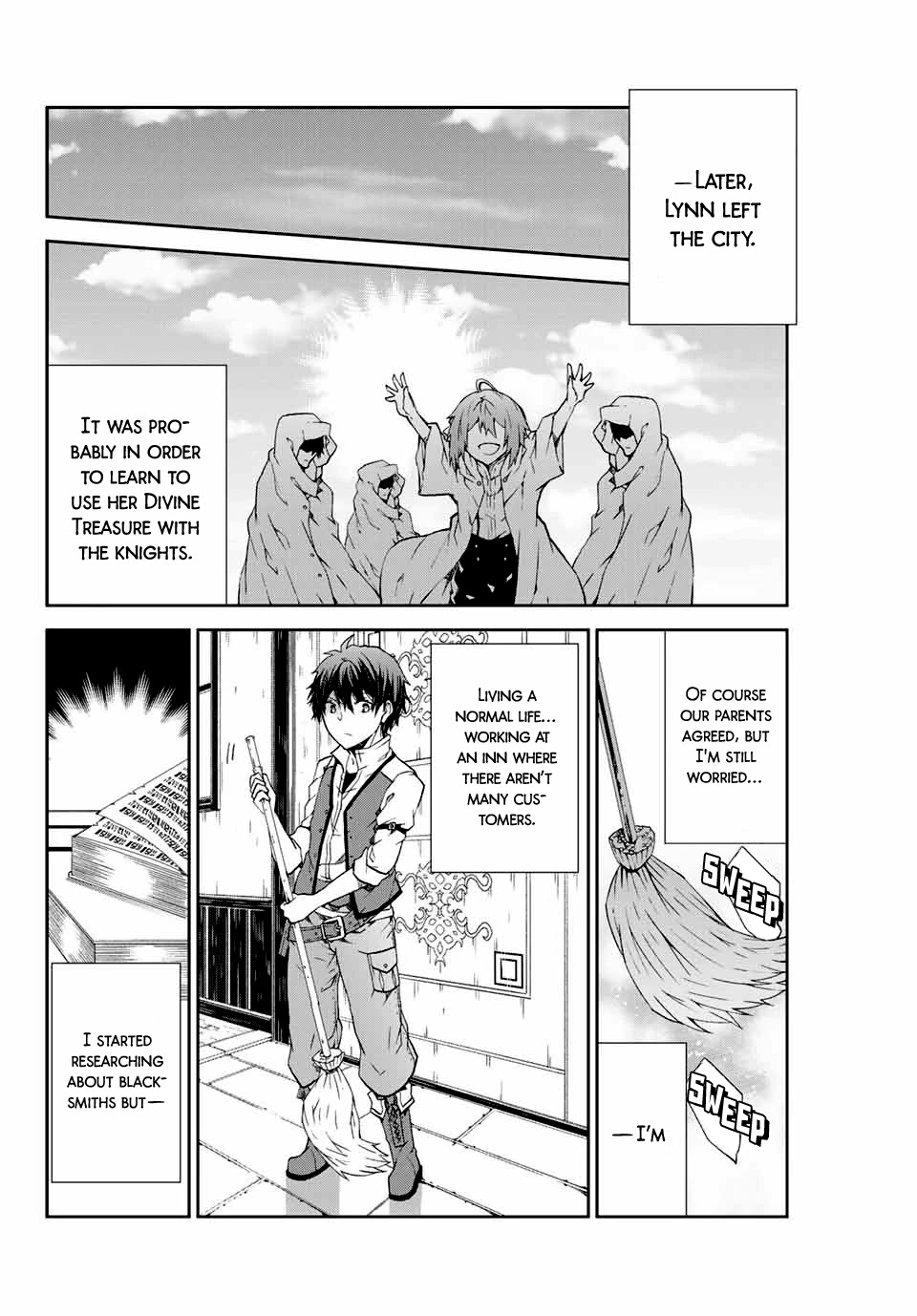 The Weakest Occupation "Blacksmith," but It's Actually the Strongest Chapter 1 page 44 - Chapter 1: Blessing Ceremony