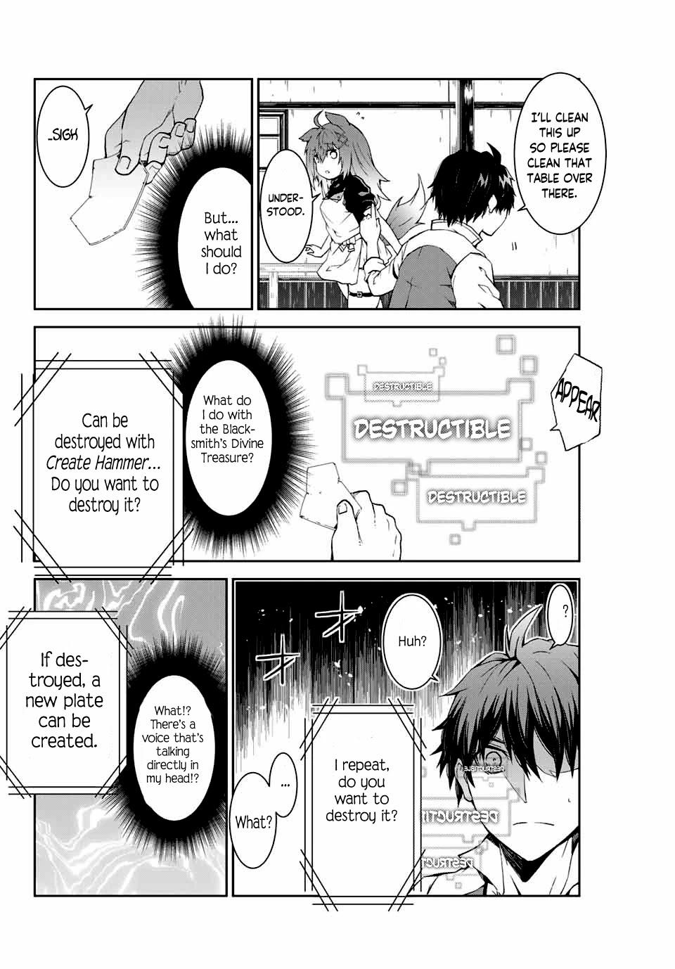 The Weakest Occupation "Blacksmith," but It's Actually the Strongest Chapter 1 page 46 - Chapter 1: Blessing Ceremony