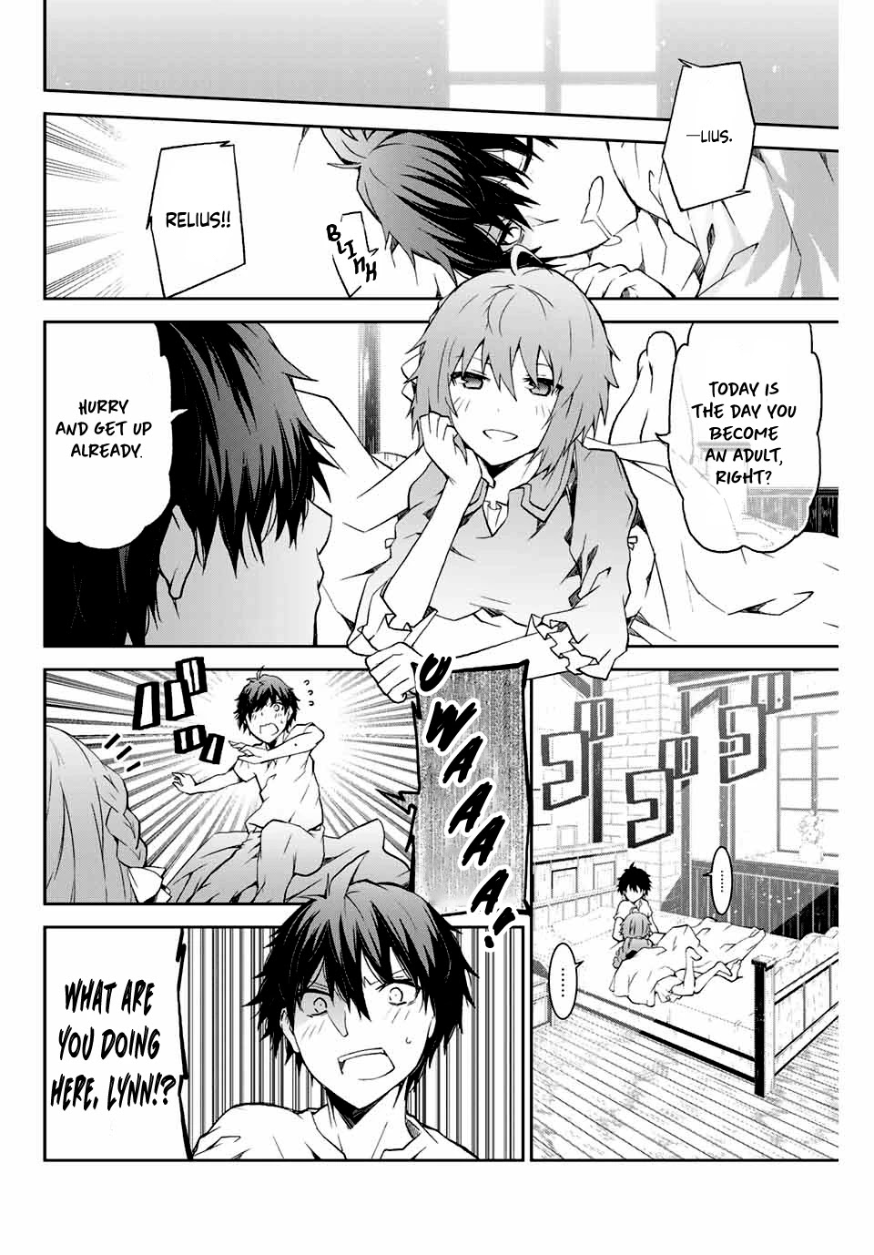 The Weakest Occupation "Blacksmith," but It's Actually the Strongest Chapter 1 page 6 - Chapter 1: Blessing Ceremony