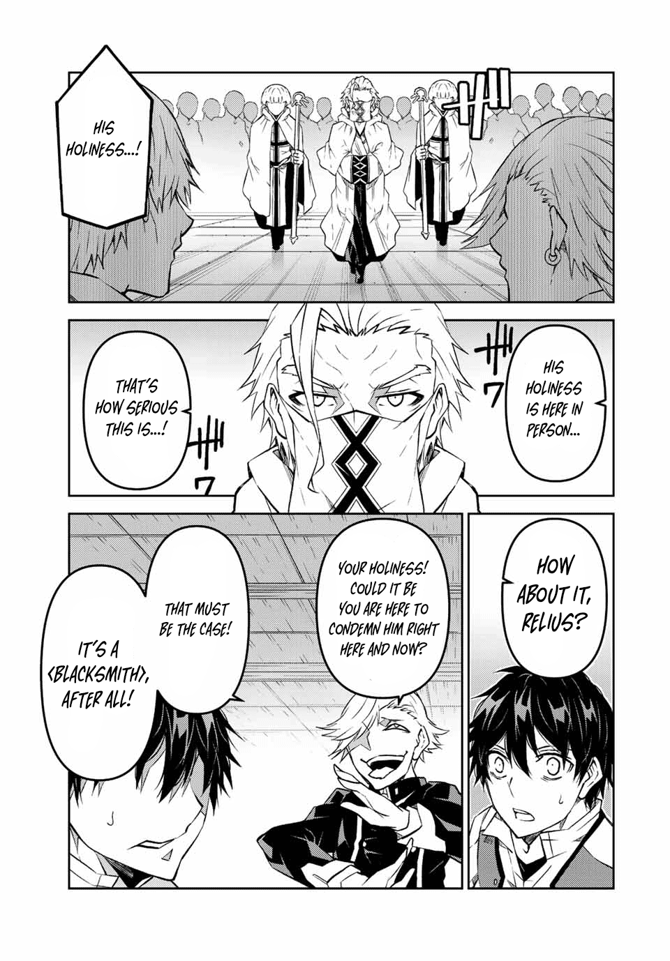The Weakest Occupation "Blacksmith," but It's Actually the Strongest Chapter 104 page 9 - Chapter 104: The Pope's Idea