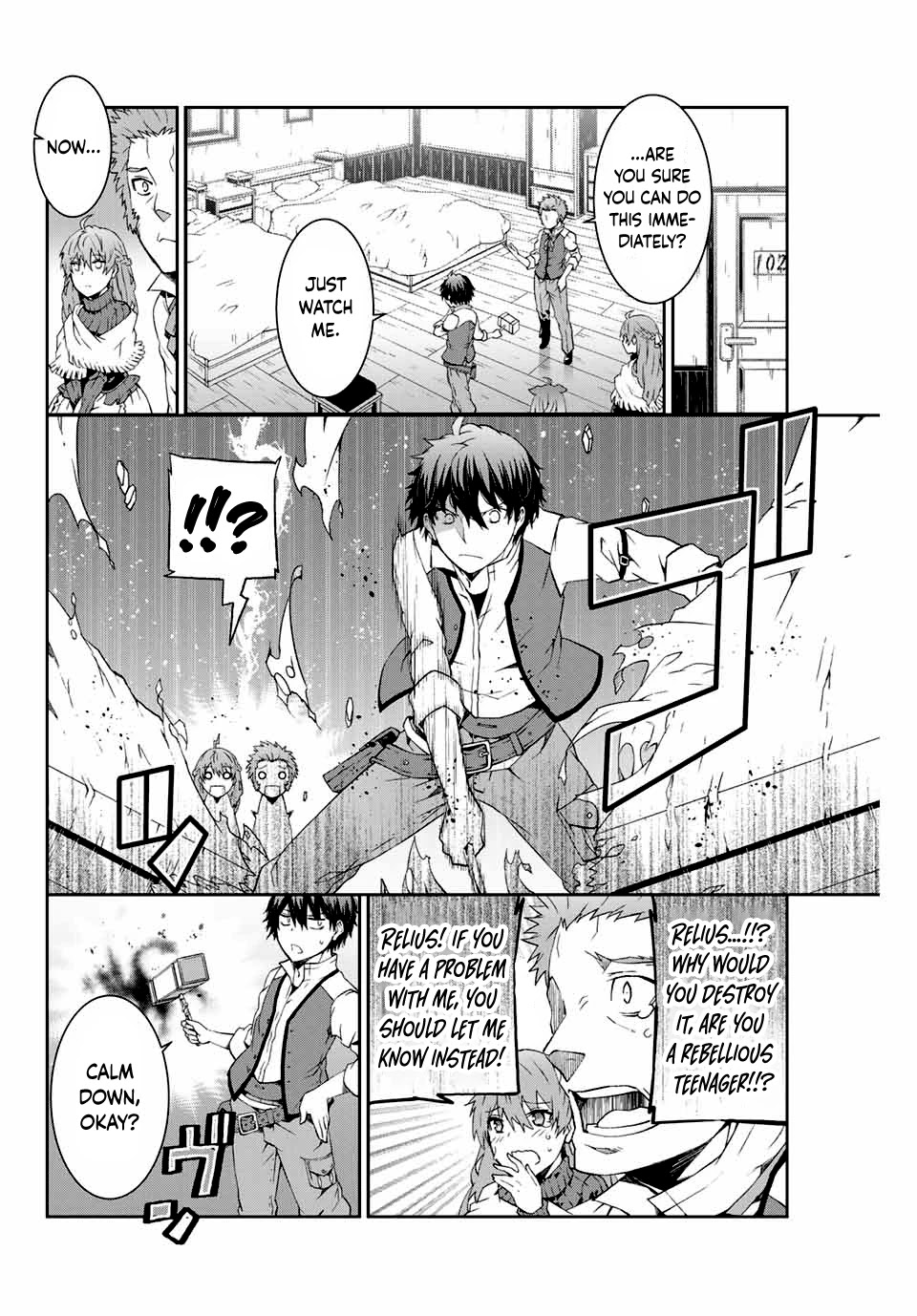 The Weakest Occupation "Blacksmith," but It's Actually the Strongest Chapter 2 page 14 - Chapter 2: Level Up