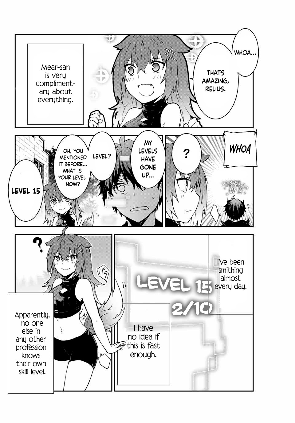 The Weakest Occupation "Blacksmith," but It's Actually the Strongest Chapter 2 page 4 - Chapter 2: Level Up