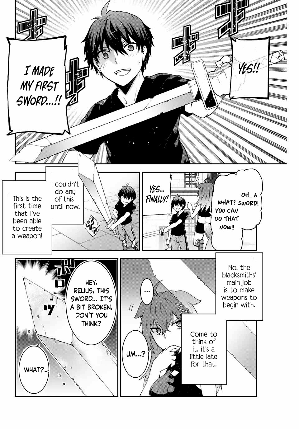 The Weakest Occupation "Blacksmith," but It's Actually the Strongest Chapter 2 page 6 - Chapter 2: Level Up