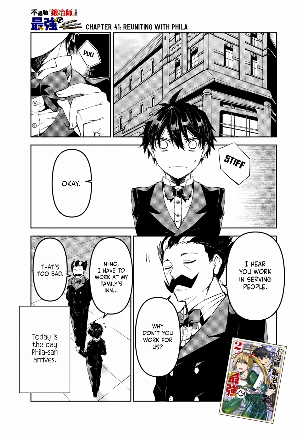 The Weakest Occupation "Blacksmith," but It's Actually the Strongest Chapter 41 page 1 - Chapter 41: Reuniting with Phila