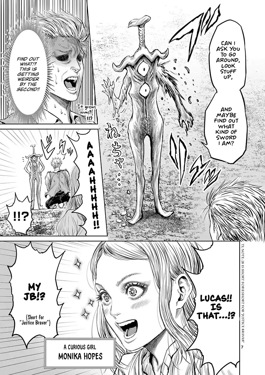 The Whimsical Cursed Sword Chapter 2 page 7 - Chapter 2: The Cursed Sword Awakens
