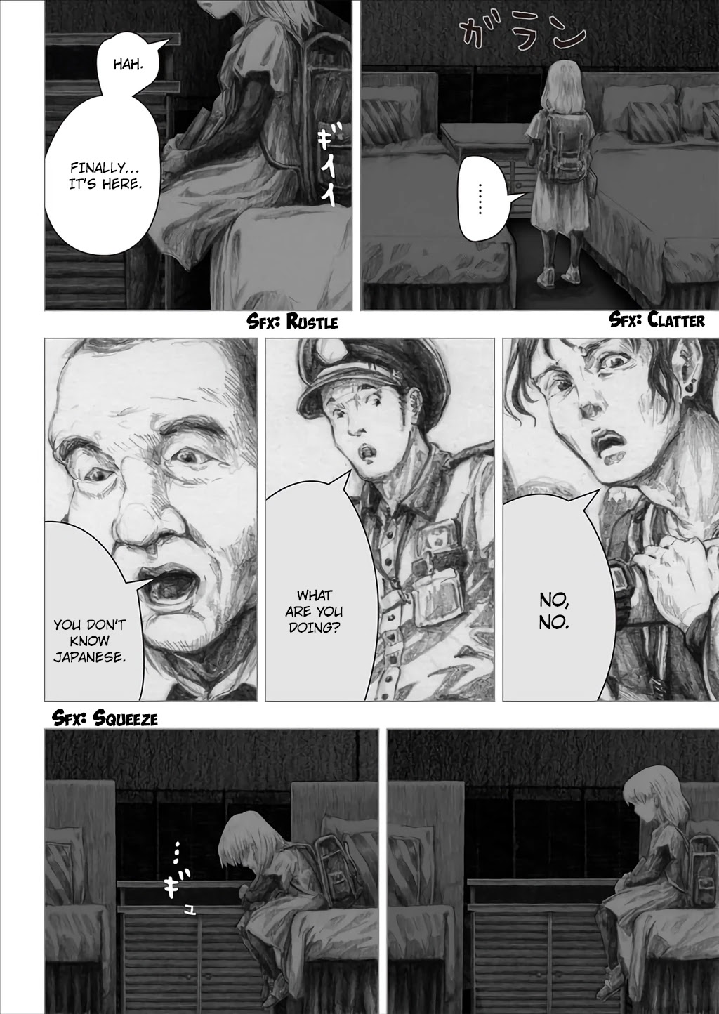 The White Doll's Adventure Chapter 3 page 10 - Chapter 3: Anger and The Hotel
