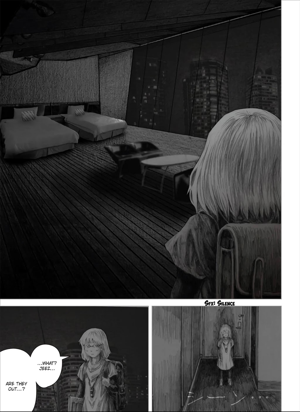 The White Doll's Adventure Chapter 3 page 9 - Chapter 3: Anger and The Hotel
