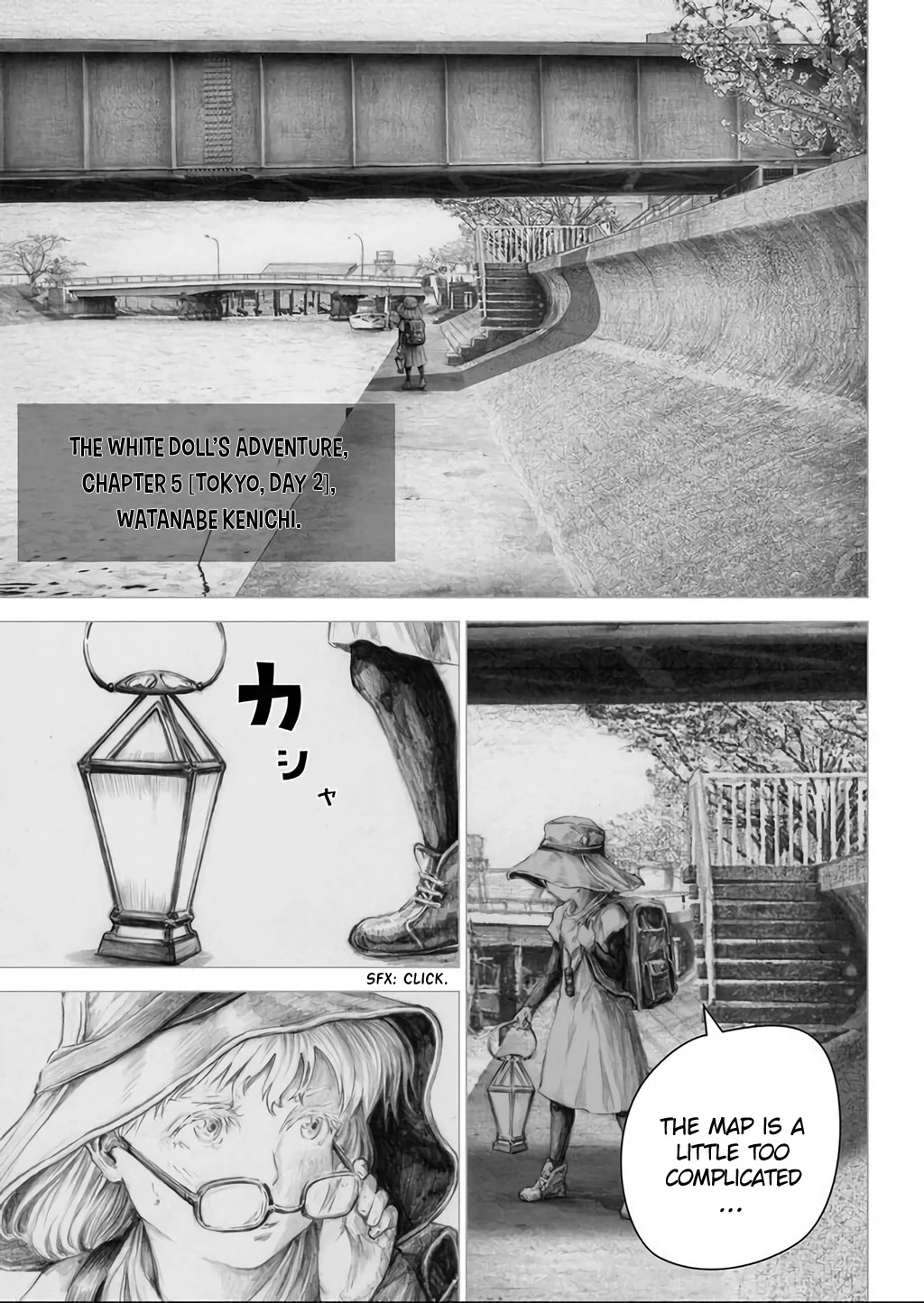 The White Doll's Adventure Chapter 5 page 3 - Chapter 5: Tokyo, Day 2