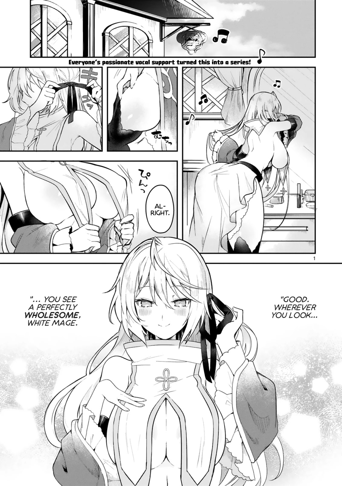 The White Mage Doesn't Want to Raise the Hero's Level Chapter 2 page 1 - Chapter 2