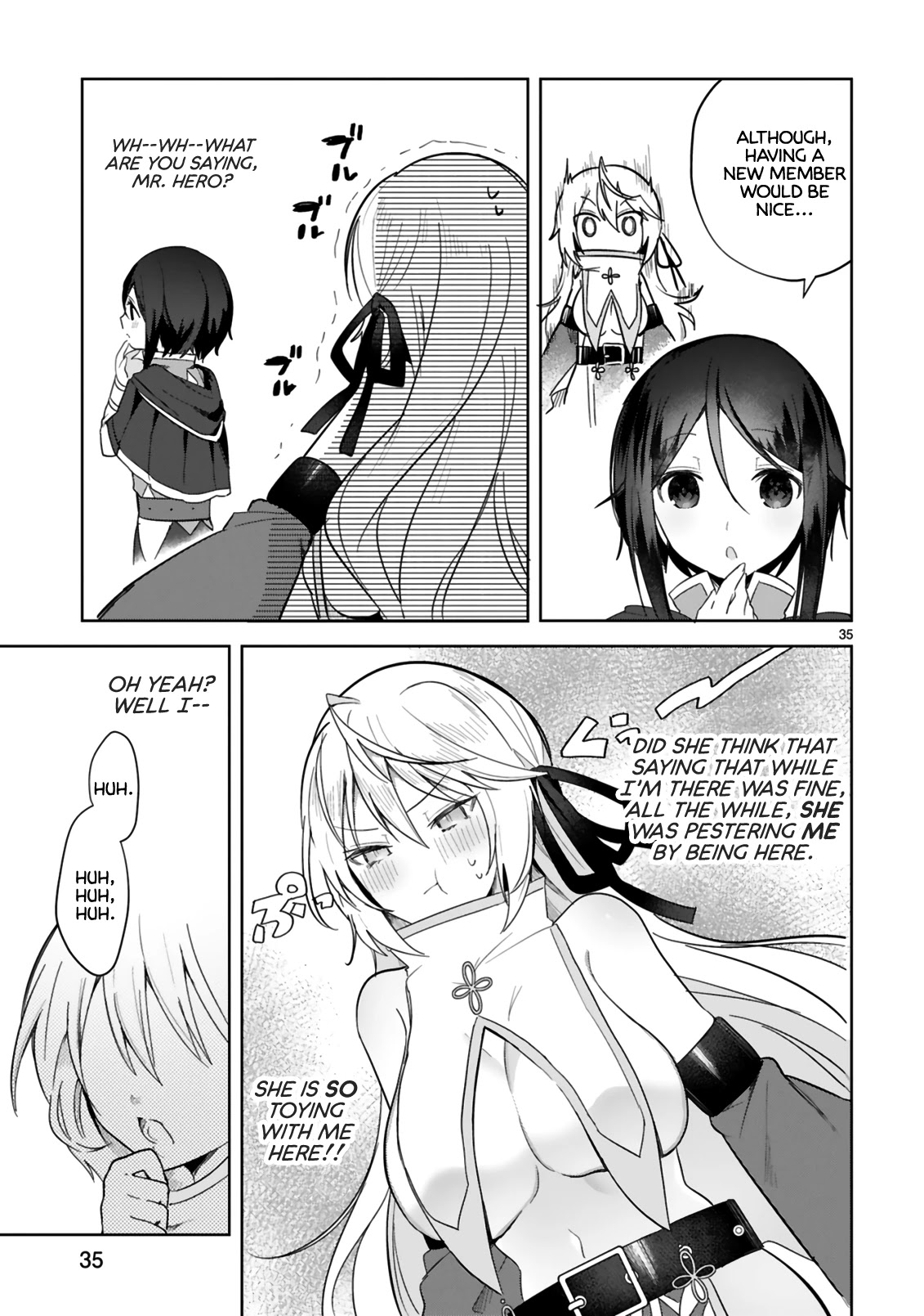 The White Mage Doesn't Want to Raise the Hero's Level Chapter 4 page 35 - Chapter 4