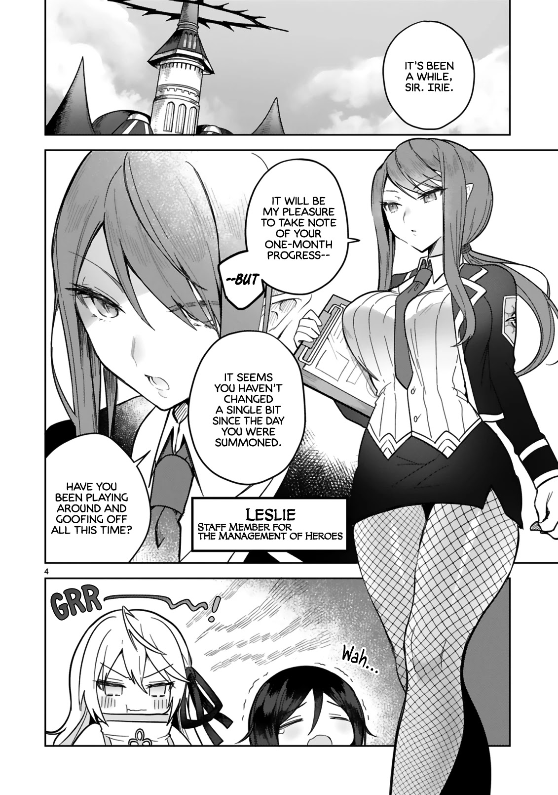 The White Mage Doesn't Want to Raise the Hero's Level Chapter 4 page 4 - Chapter 4