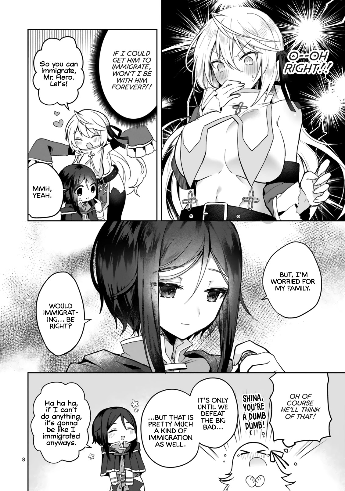 The White Mage Doesn't Want to Raise the Hero's Level Chapter 4 page 8 - Chapter 4