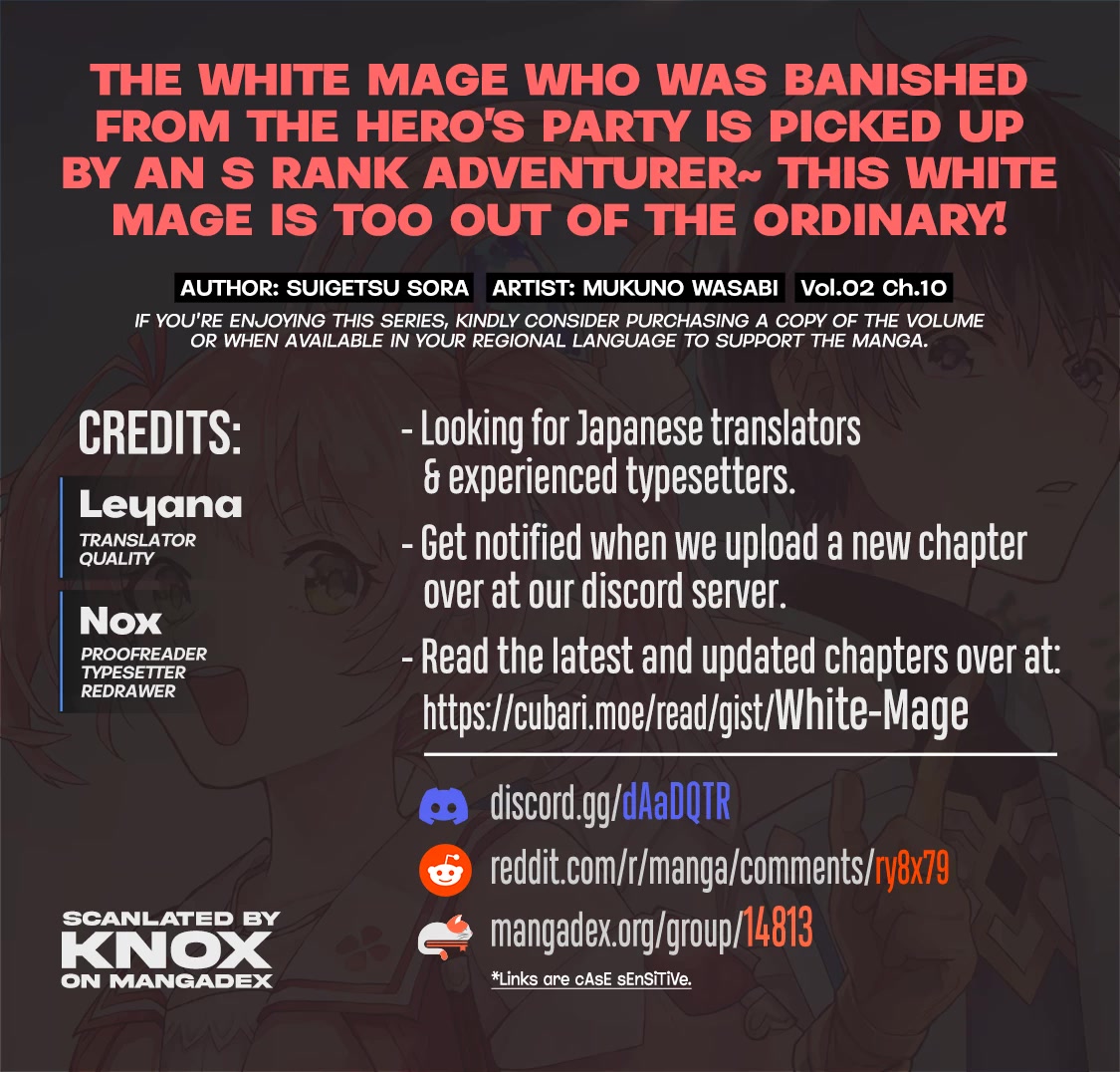The White Mage Who Was Banished from the Hero's Party is Picked Up by an S Rank Adventurer~ This White Mage is too out of the Ordinary! Chapter 10 page 34 - Chapter 10