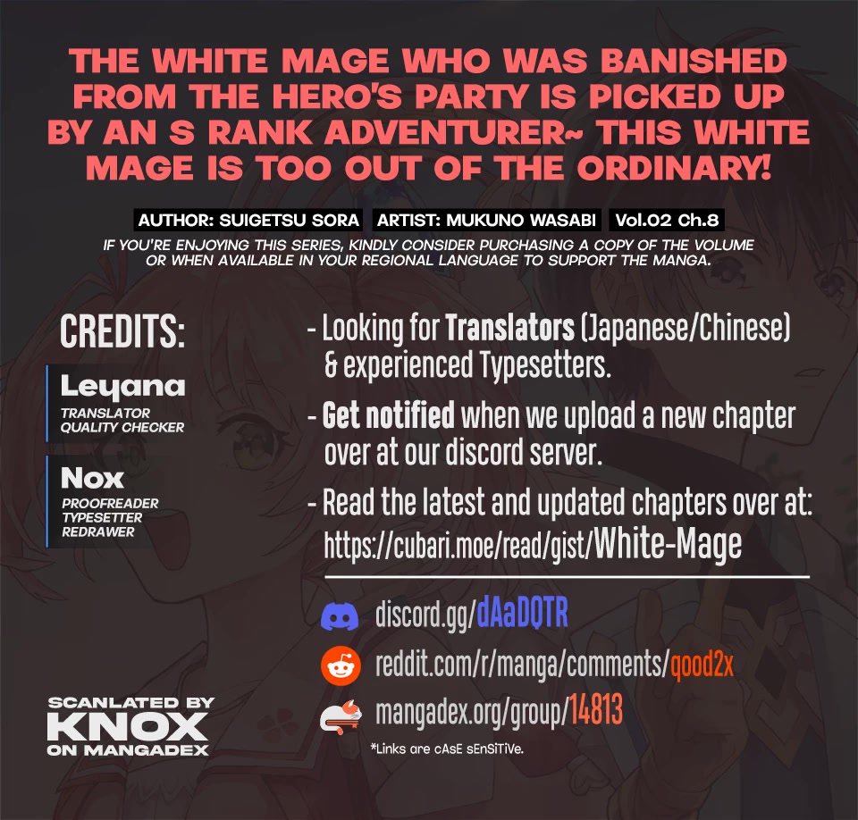 The White Mage Who Was Banished from the Hero's Party is Picked Up by an S Rank Adventurer~ This White Mage is too out of the Ordinary! Chapter 8 page 31 - Chapter 8