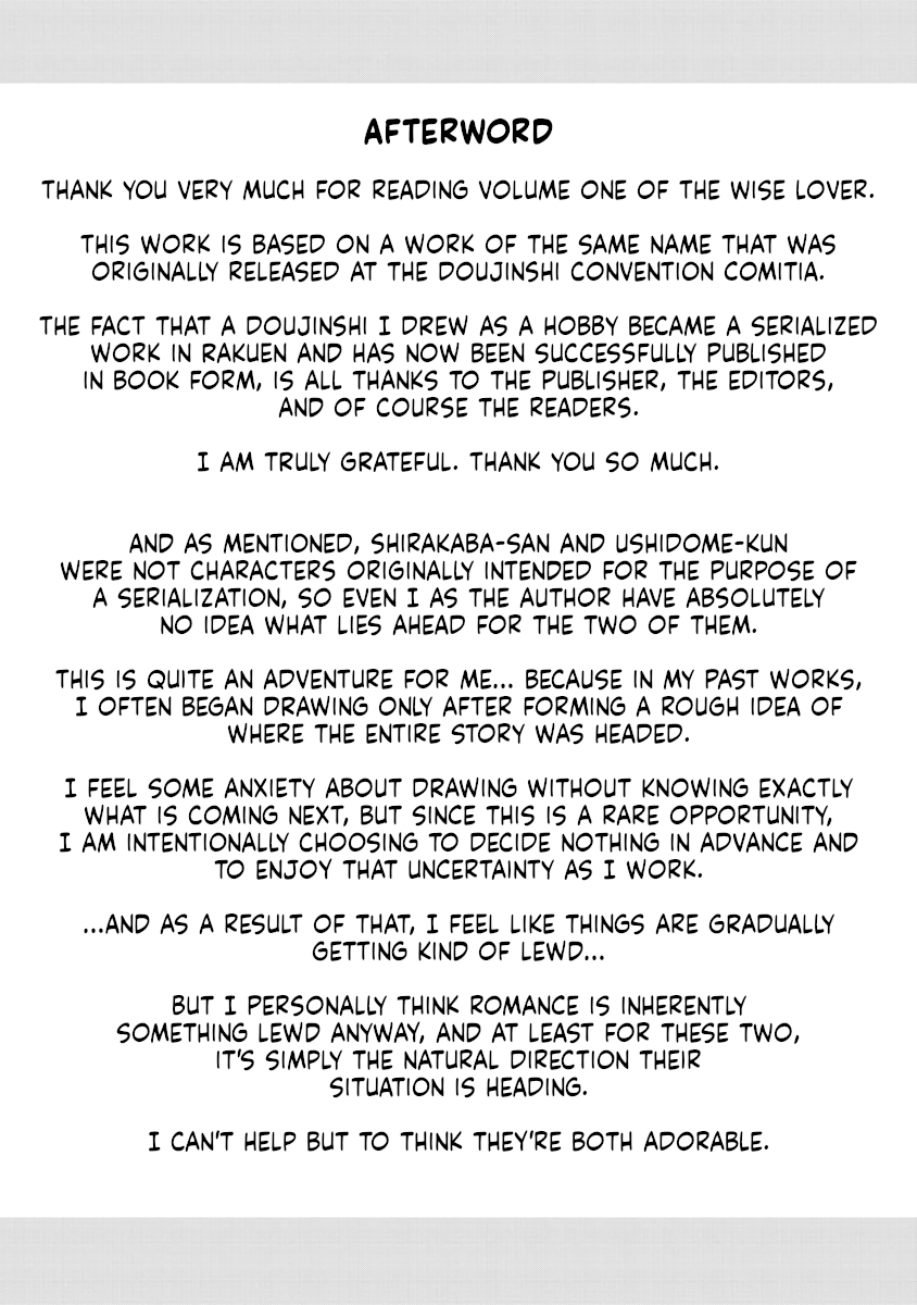 The Wise Lover Chapter 7.7 page 7 - Chapter 7.7: Volume Extras