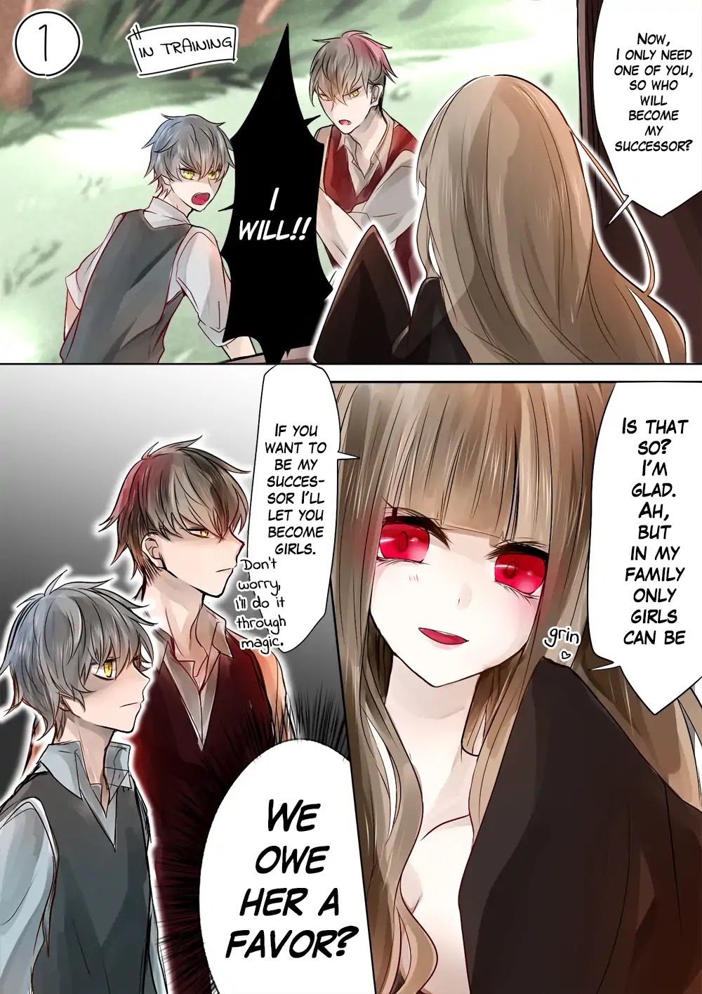 The Witch And The Brothers Chapter 1 page 4 - Chapter 1