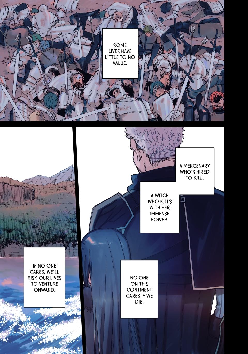 The Witch and the Mercenary Chapter 1 page 1 - Chapter 1