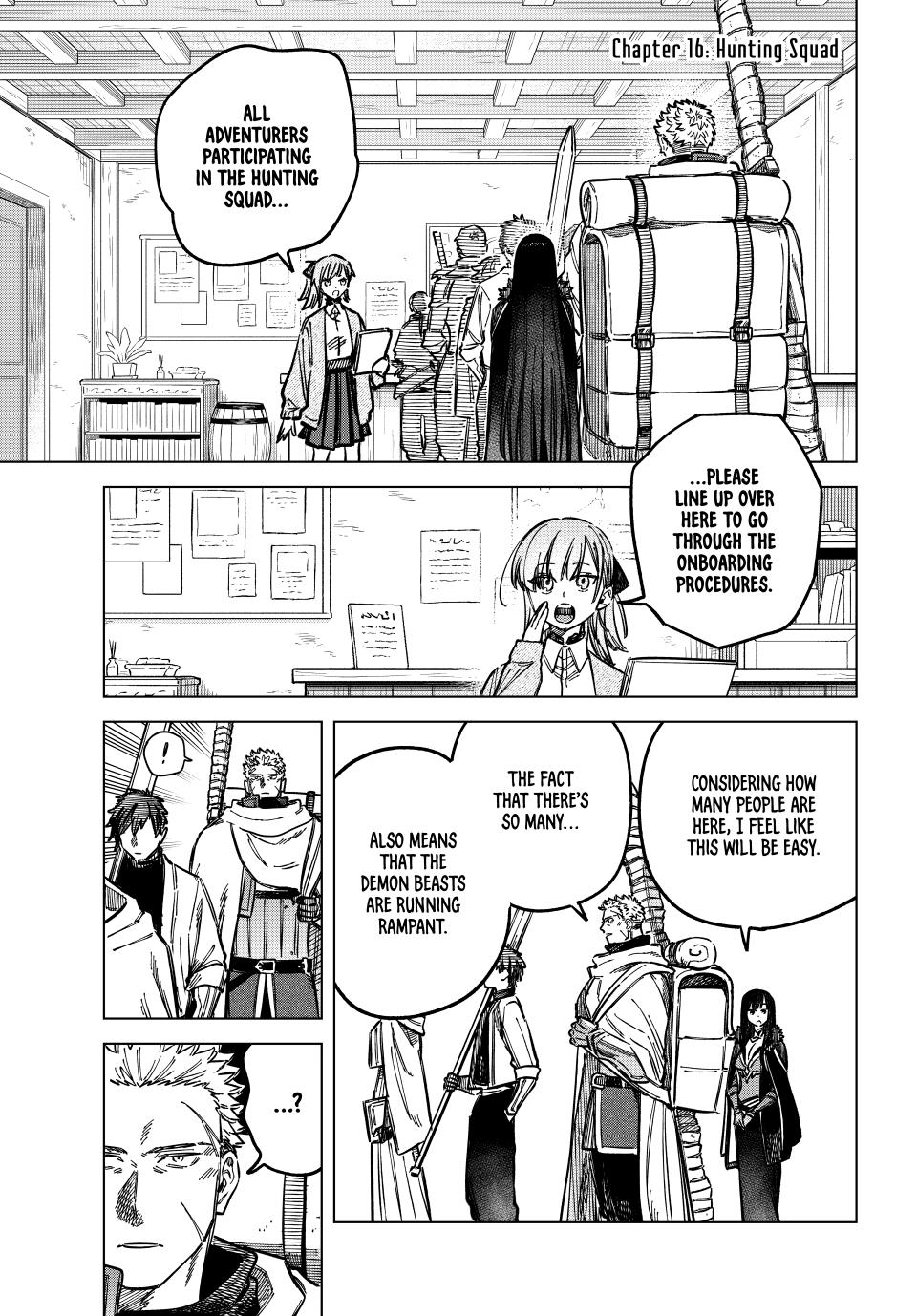 The Witch and the Mercenary Chapter 16 page 1 - Chapter 16