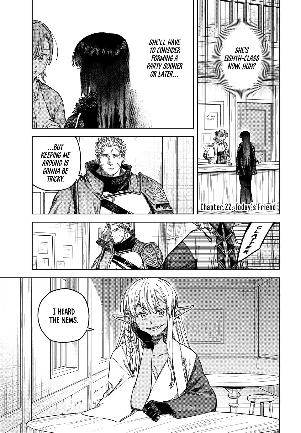 The Witch and the Mercenary Chapter 22 page 1 - Chapter 22