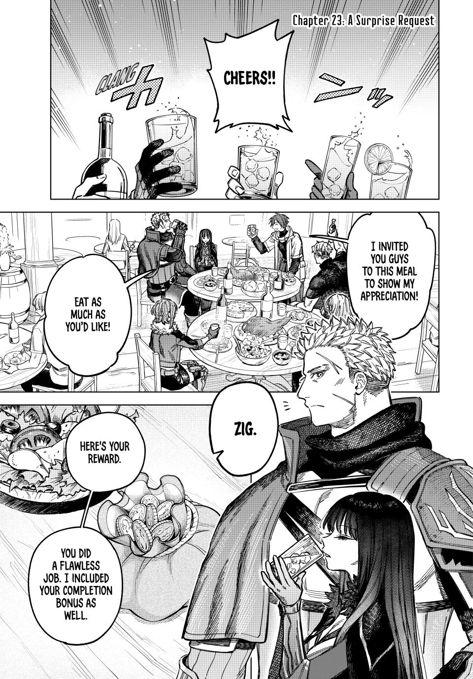 The Witch and the Mercenary Chapter 23 page 1 - Chapter 23