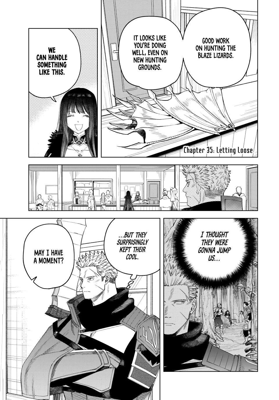 The Witch and the Mercenary Chapter 35 page 1 - Chapter 35
