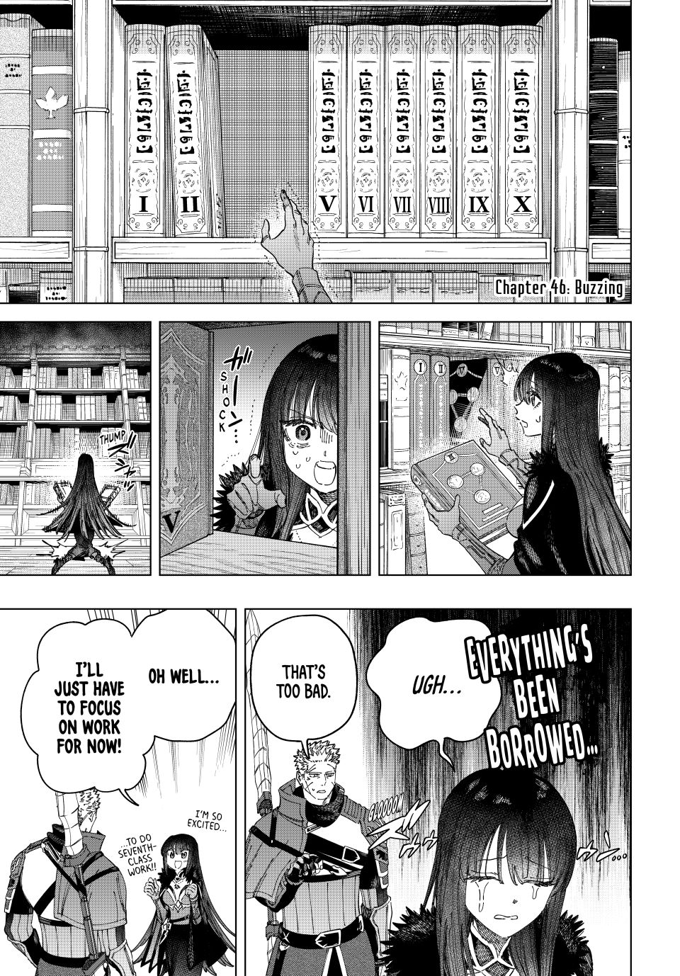 The Witch and the Mercenary Chapter 46 page 1 - Chapter 46: Buzzing