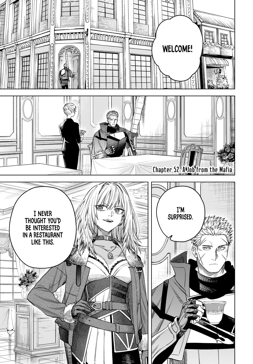 The Witch and the Mercenary Chapter 52 page 1 - Chapter 52: A Job from the Mafia