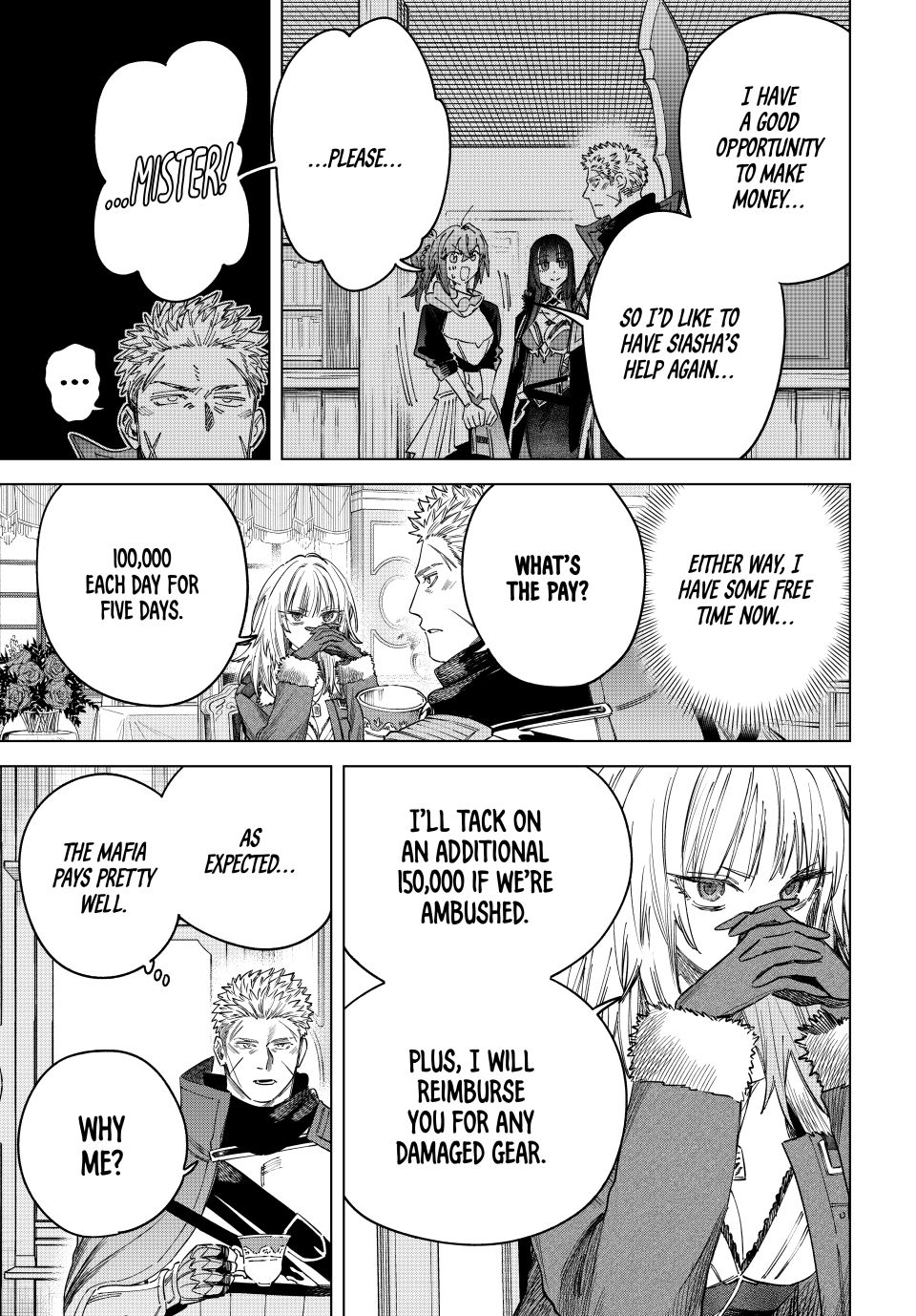 The Witch and the Mercenary Chapter 52 page 5 - Chapter 52: A Job from the Mafia