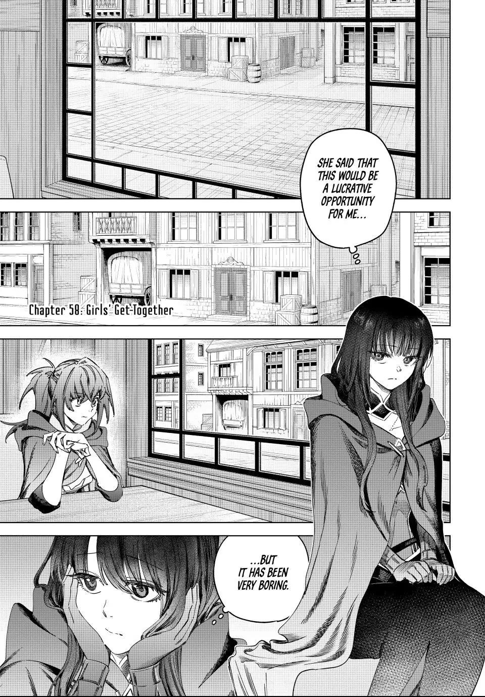 The Witch and the Mercenary Chapter 58 page 1 - Chapter 58: Girls’ Get-Together