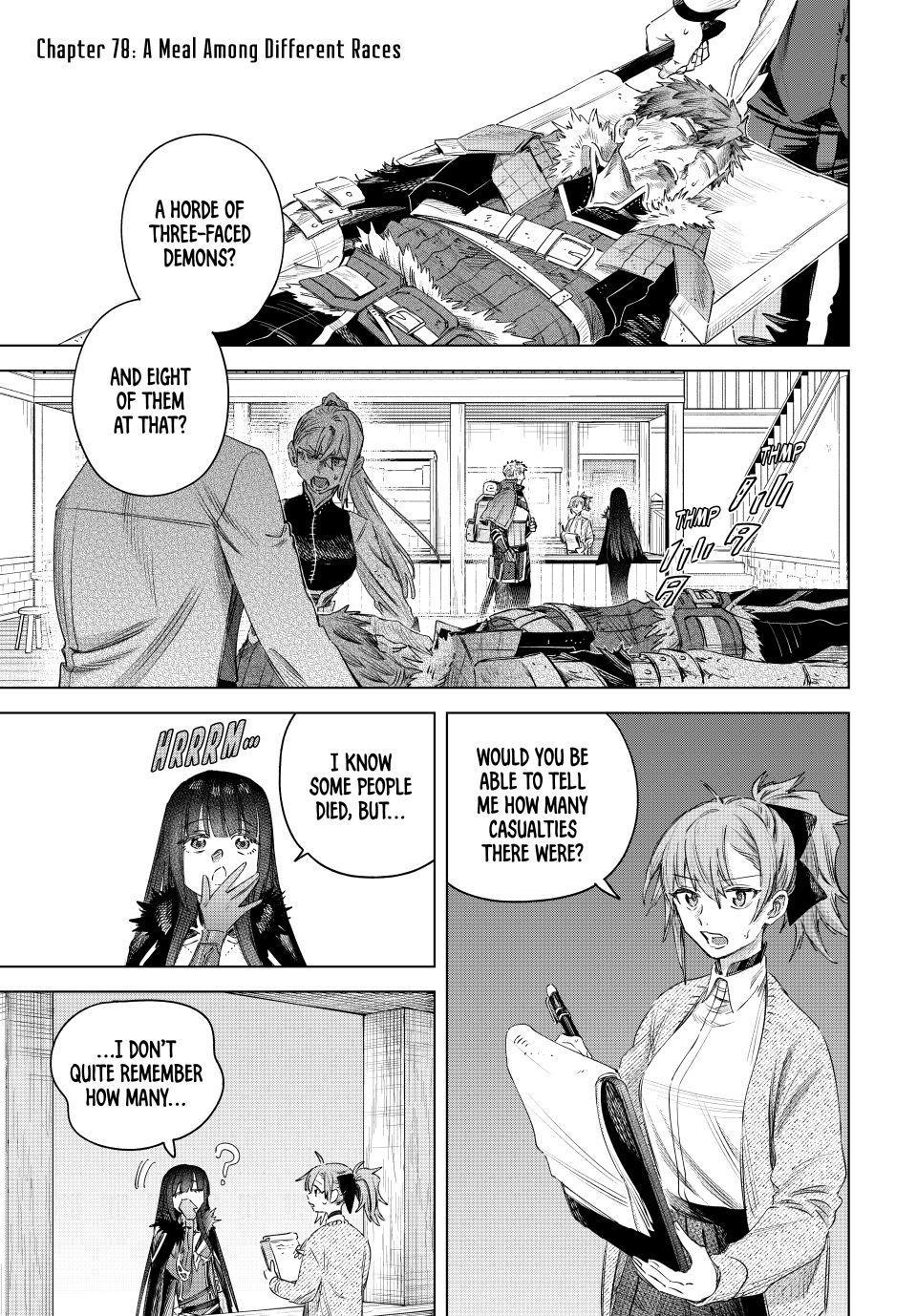 The Witch and the Mercenary Chapter 78 page 1 - Chapter 78